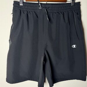 Champion Black Men’s shorts activewear sporty tenis everyday summer Medium